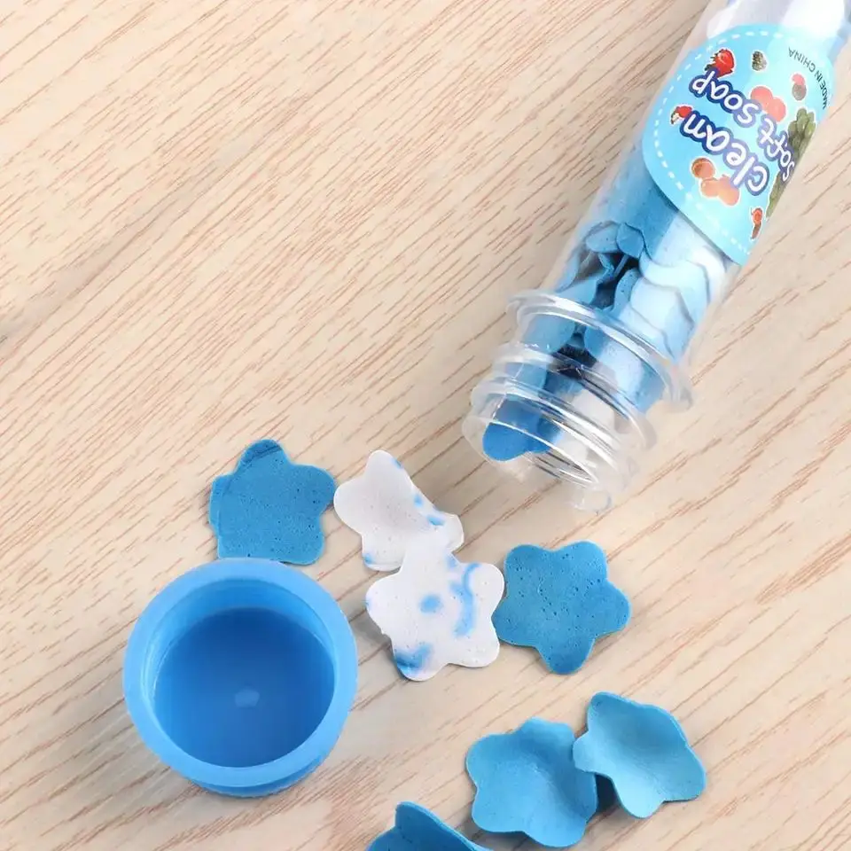 Portable Travel Paper Soap Tablets for Hand Washing