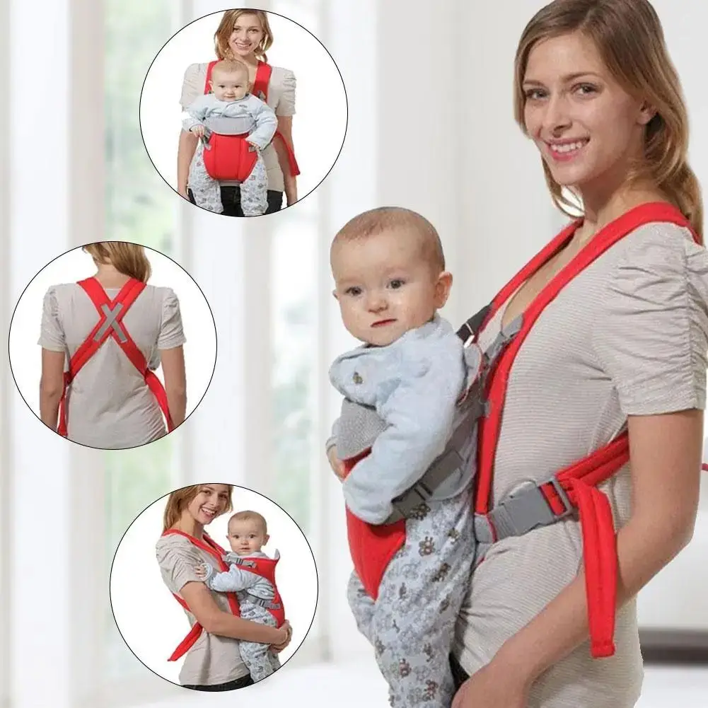Multicolor Adjustable Baby Carrier Backpack (3-18 Mos)