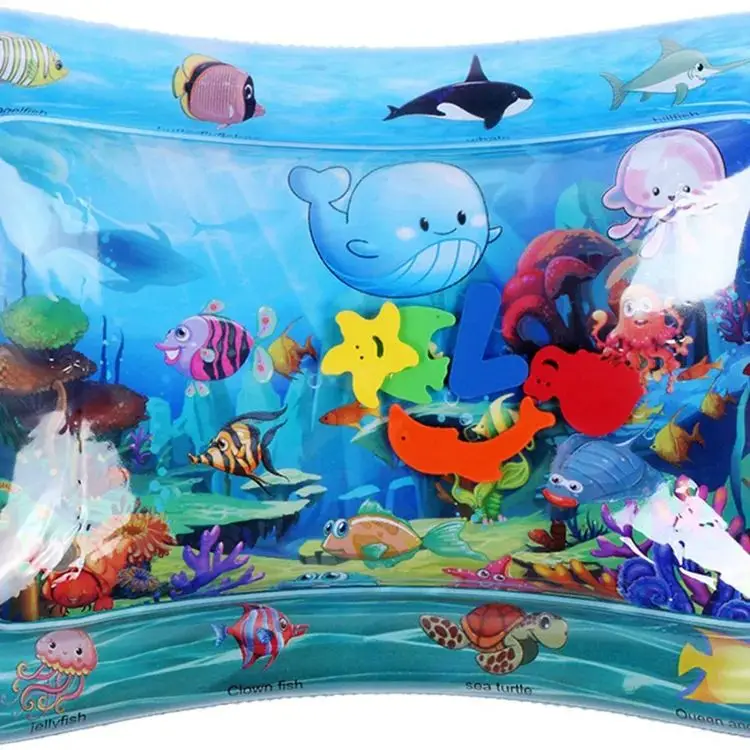 Inflatable Baby Water Play Mat for Tummy Muscle Development