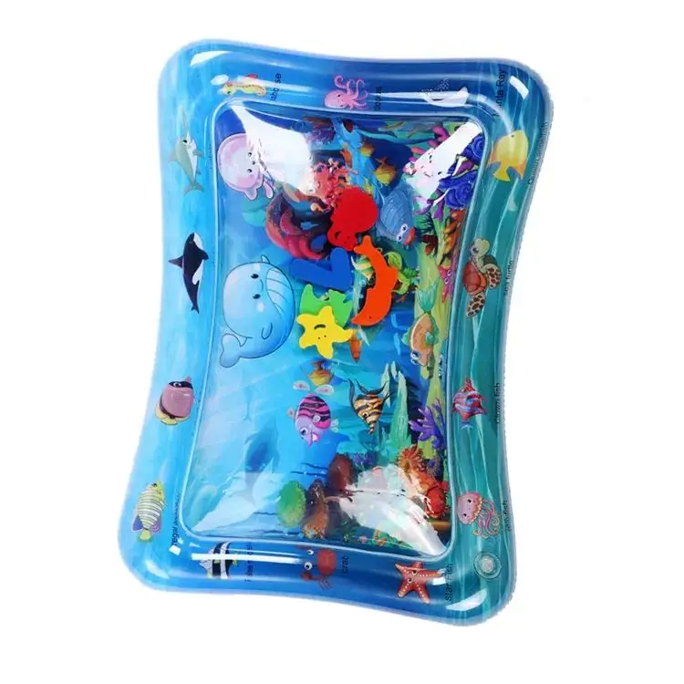 Inflatable Baby Water Play Mat for Tummy Muscle Development