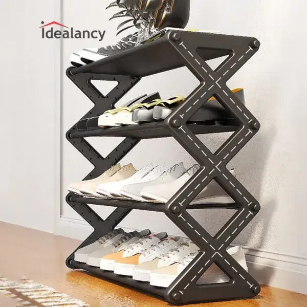 Household Simple Multi 3layer Space saving Xshaped Shoe Rack