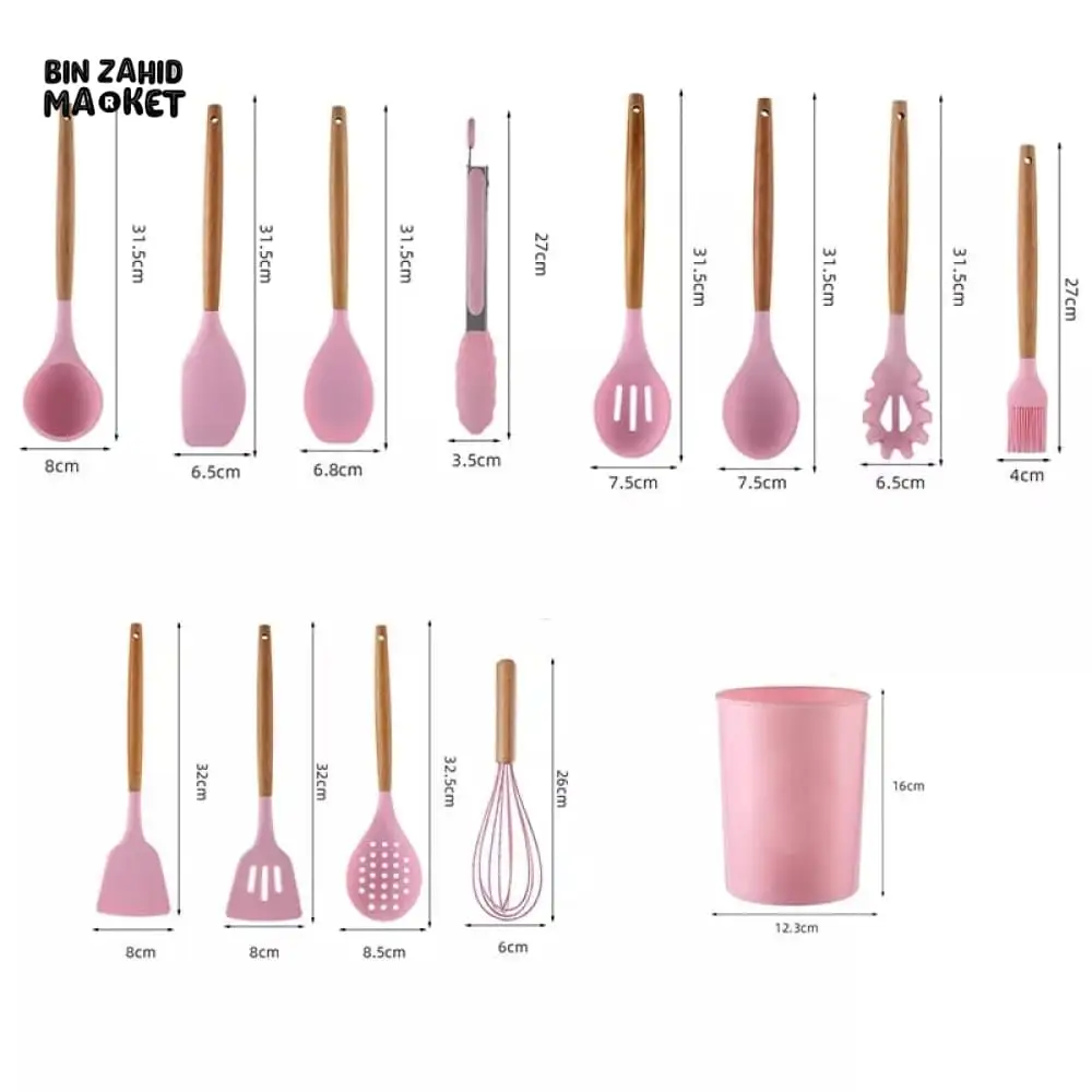 Silicone Utensils 12pcs Set