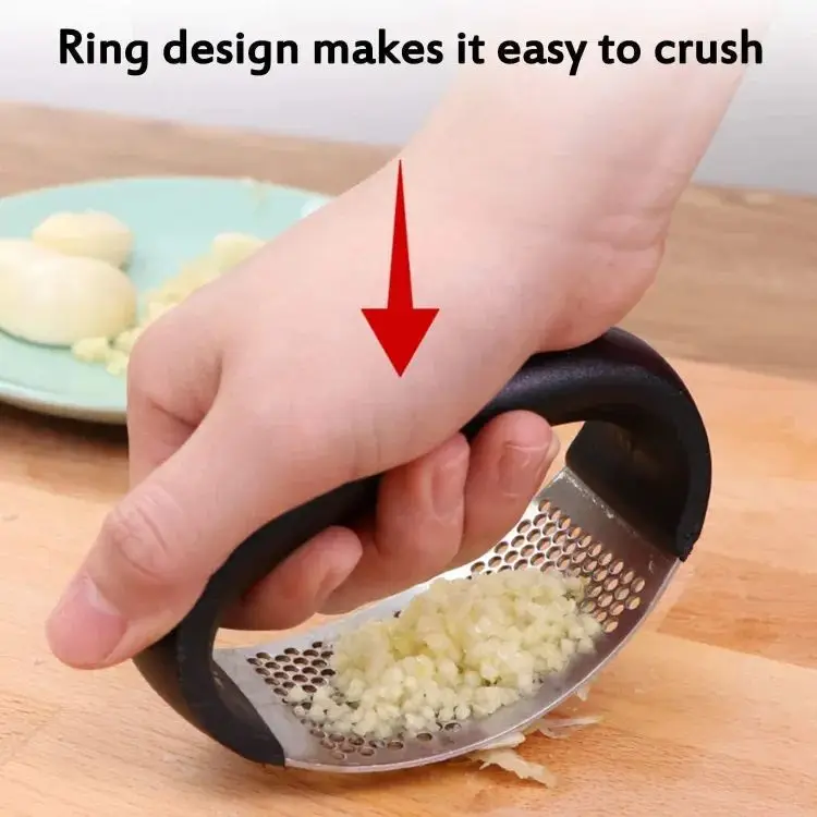 Stainless Steel Garlic Press Rocker & Crusher Kitchen Tool