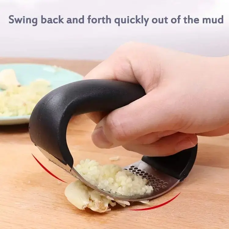 Stainless Steel Garlic Press Rocker & Crusher Kitchen Tool