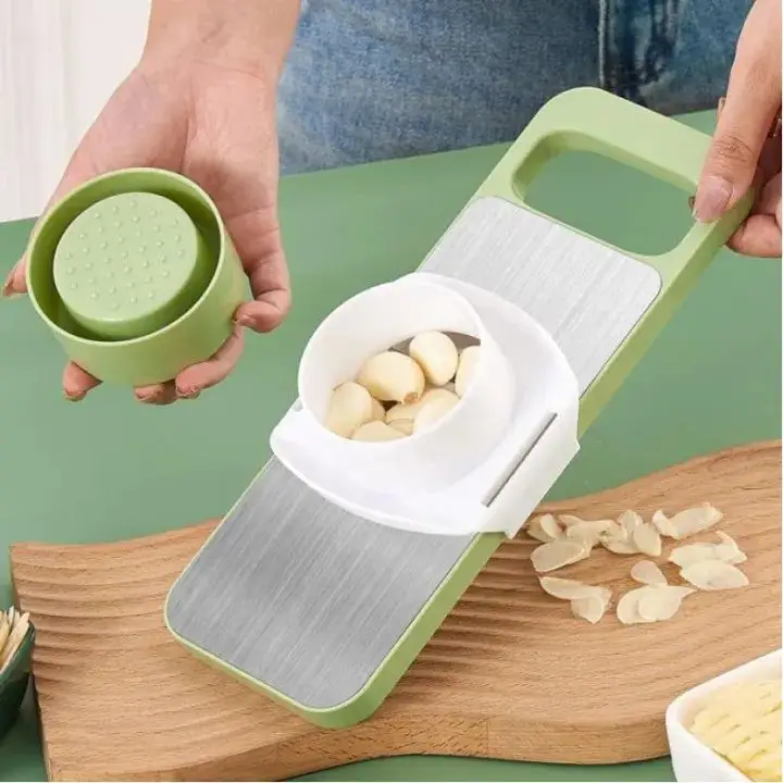 5-in-1 Stainless Steel Vegetable Cutter, Grater, Slicer