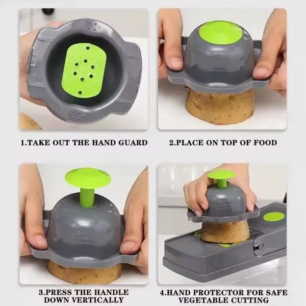 16-in-1 Vegetable Chopper, Mandoline Slicer & Food Cutter