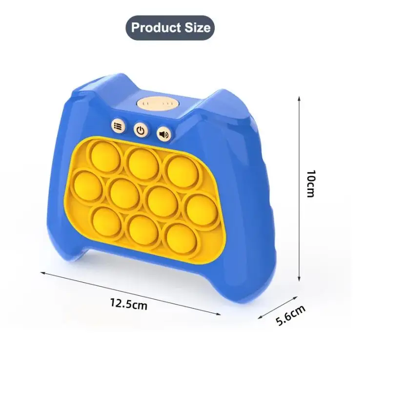 Electronic Push Pop Fidget Game Toy with Lights, Sounds