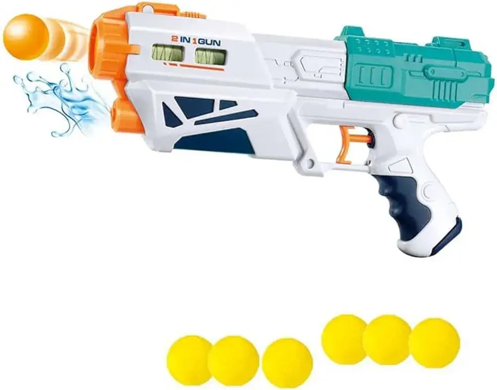 2-in-1 Bowling & Water Shooting Blaster Toy for Kids