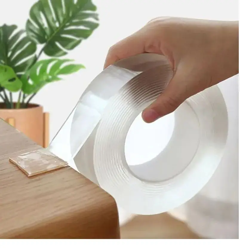 Pack of 2 Double-Sided Reusable Mounting Tape
