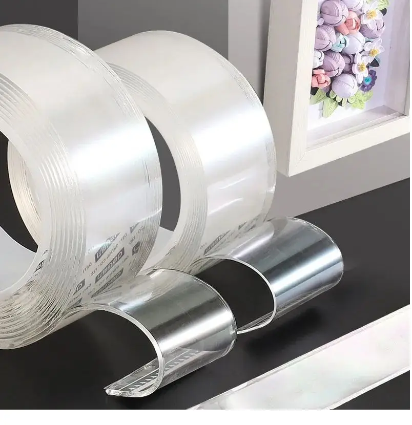 Pack of 2 Double-Sided Reusable Mounting Tape