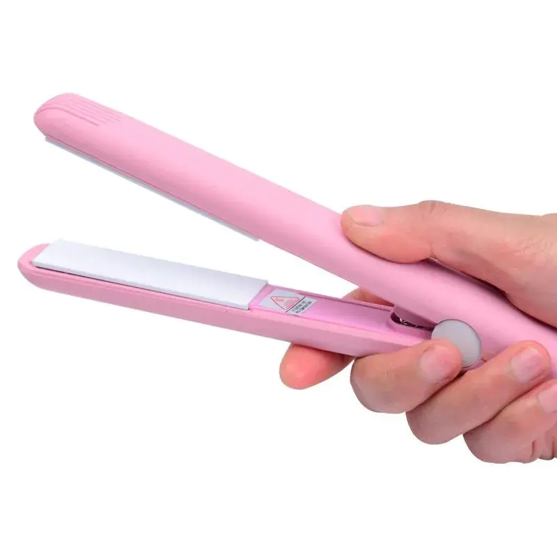 Mini Portable Hair Straightener Fast Heating Flat Iron