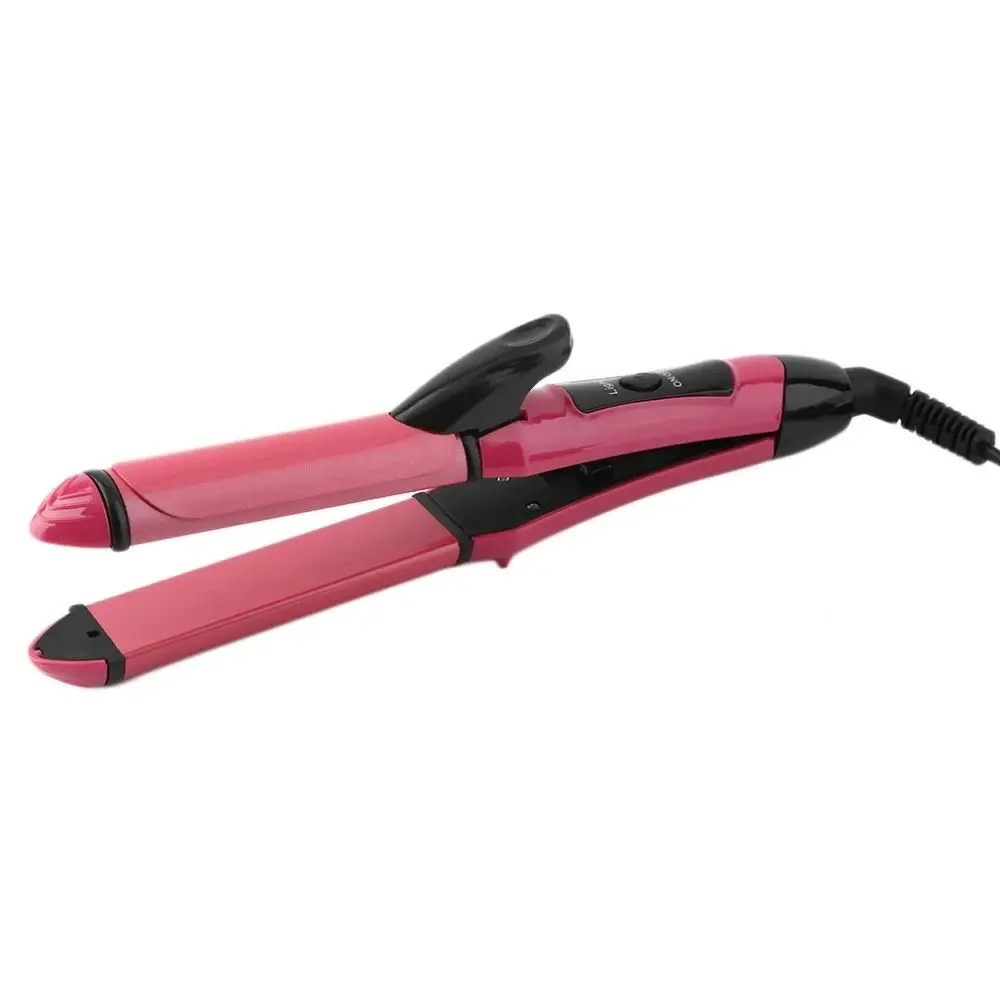 Professional 2-in-1 Hair Straightener & Curler