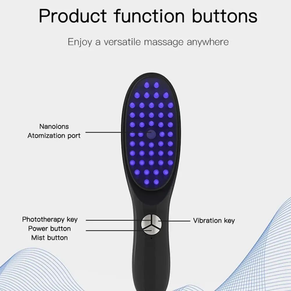 Electric Steam Hair Massage Comb