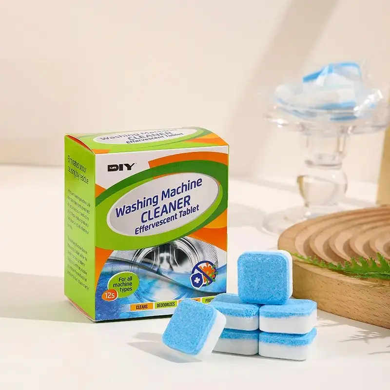 12 Pcs Washing Machine Cleaner Tablets
