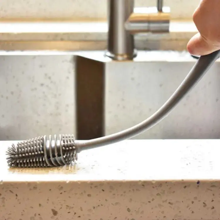 Long Handle Silicone Bottle Cleaning Brush