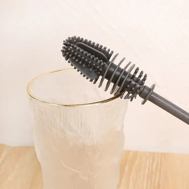 Long Handle Silicone Bottle Cleaning Brush