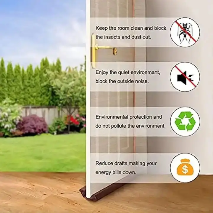 Door Dust Double Draft Guard