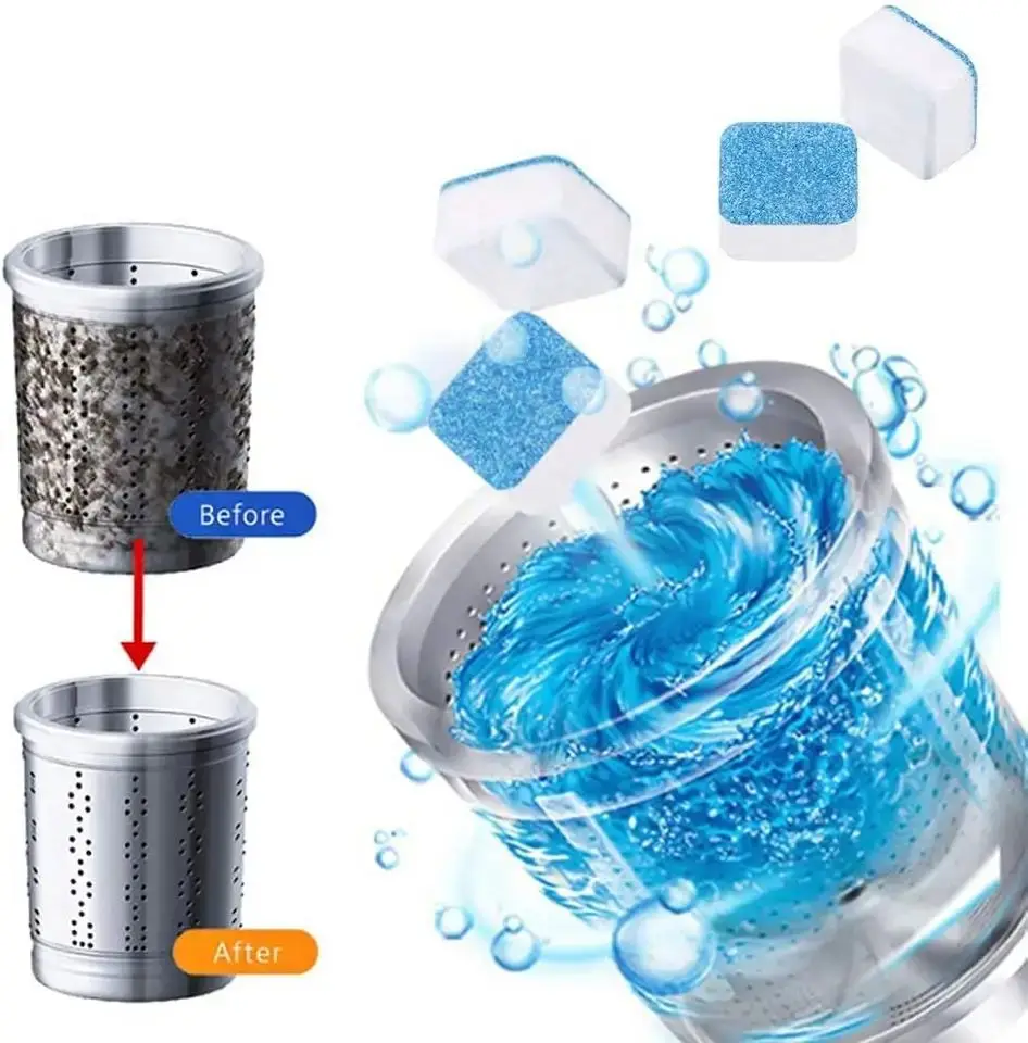 12-Pack Washing Machine Cleaning Tablets