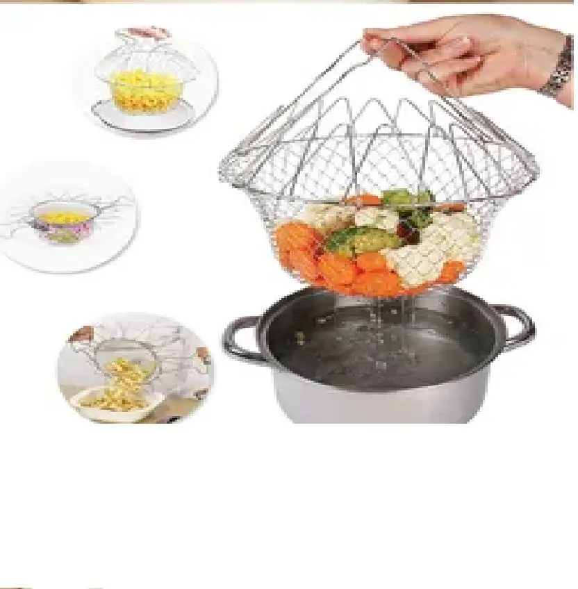 12-in-1 Foldable Vegetable Frying Strainer