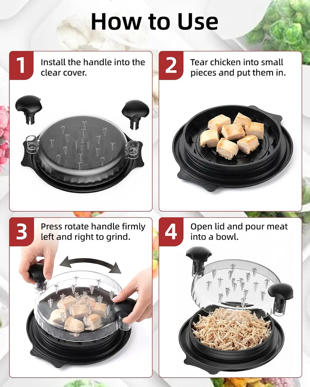 Chicken Shredder machine chicken meat miner shredding