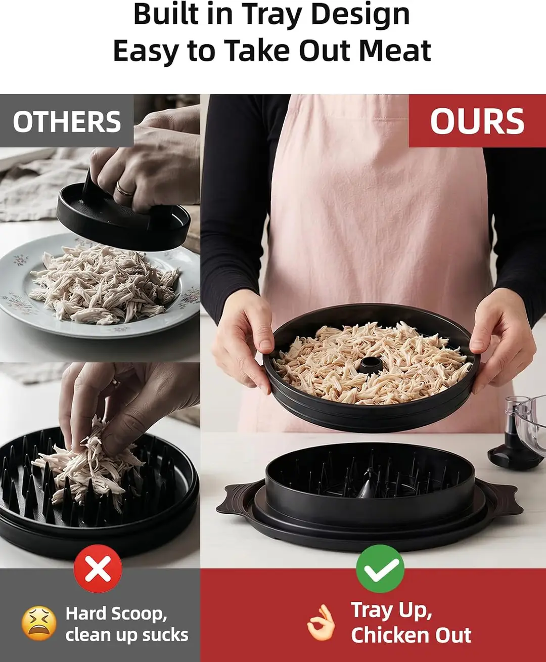 Chicken Shredder machine chicken meat miner shredding