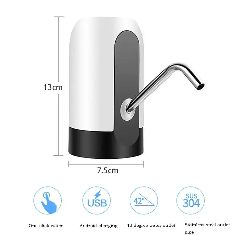 USB Rechargeable Automatic Water Dispenser Pump for Bottles