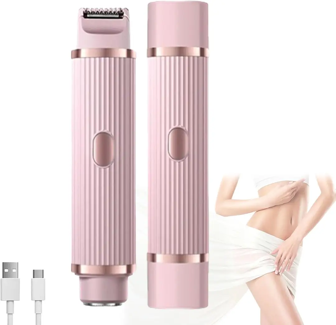 2-in-1 Dual Head Electric Bikini Trimmer for Women