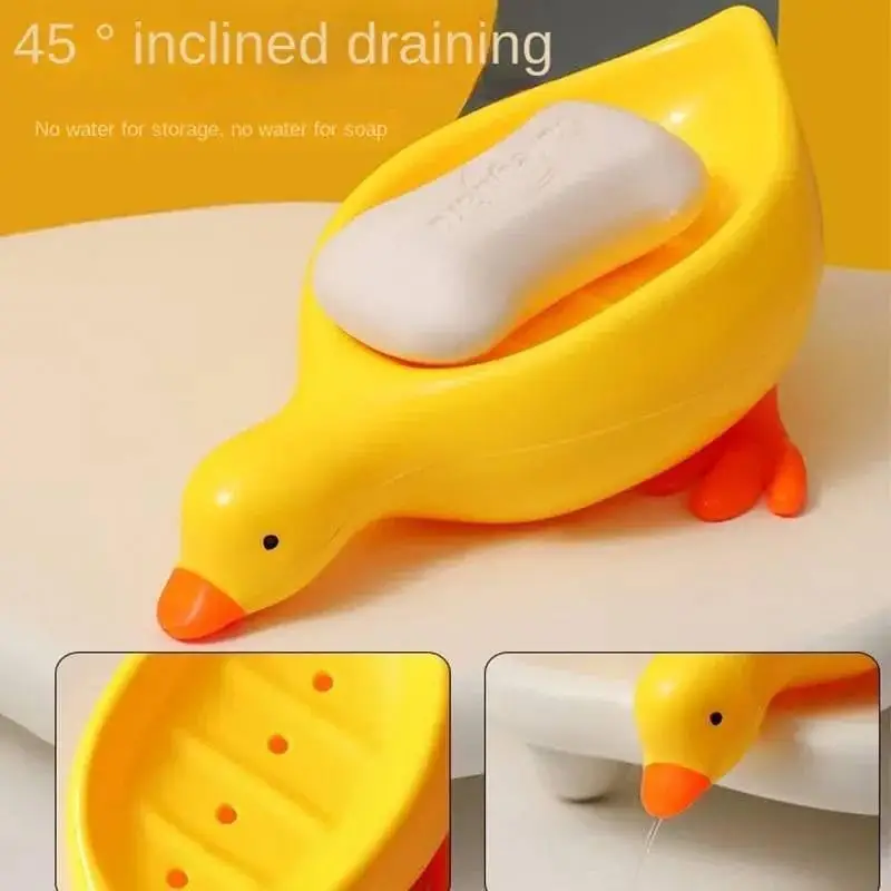 Duck Soap Holder, Portable Kitchen & Bathroom Soap Rack