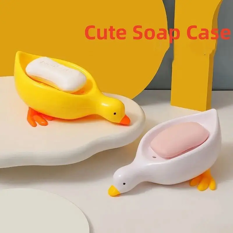 Duck Soap Holder, Portable Kitchen & Bathroom Soap Rack