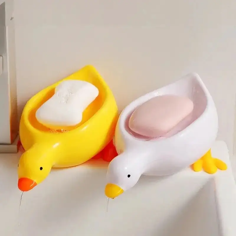 Duck Soap Holder, Portable Kitchen & Bathroom Soap Rack
