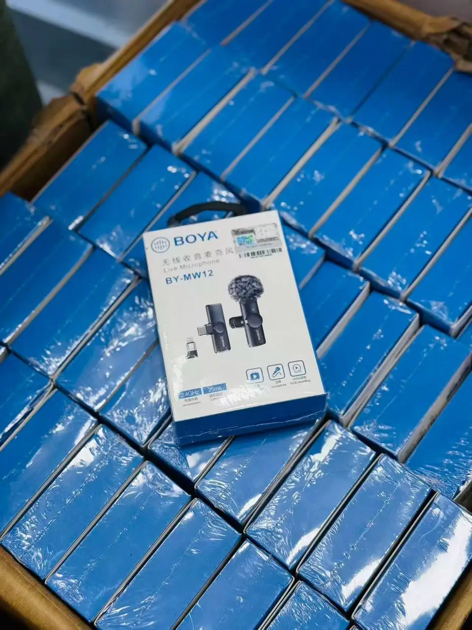 Boya Single Mic with Wind Muff, Type-C & iPhone Compatible