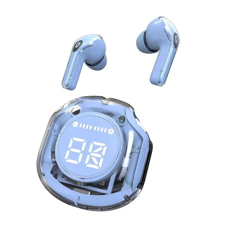 Air39 Transparent Wireless Bluetooth Earbuds LED Display