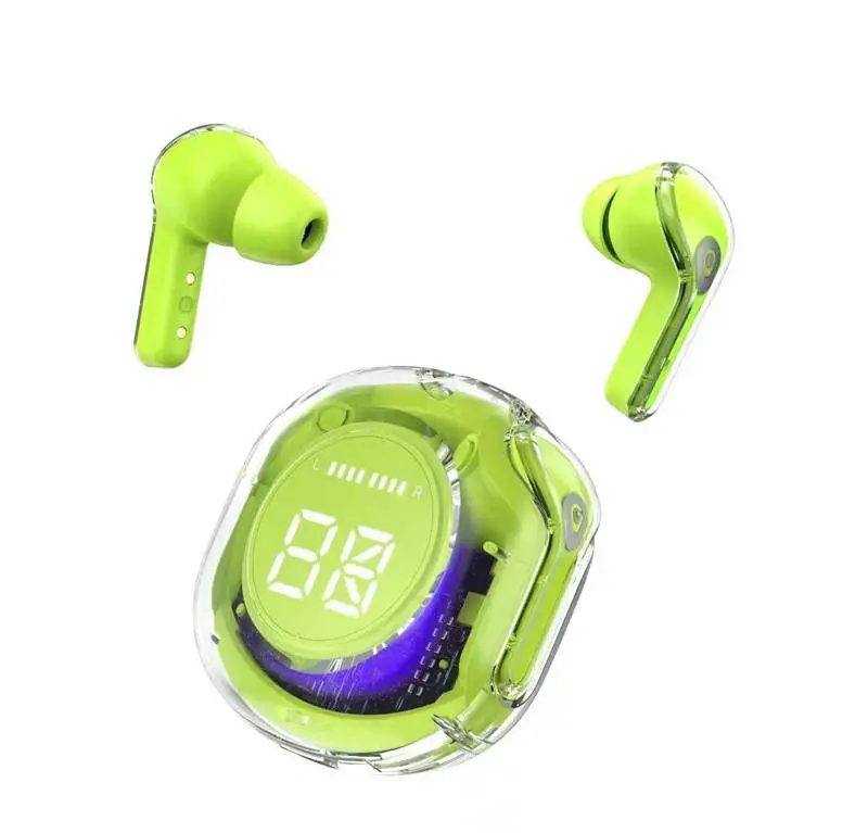 Air39 Transparent Wireless Bluetooth Earbuds LED Display