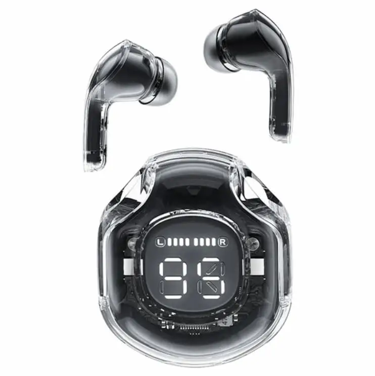 Air39 Transparent Wireless Bluetooth Earbuds LED Display