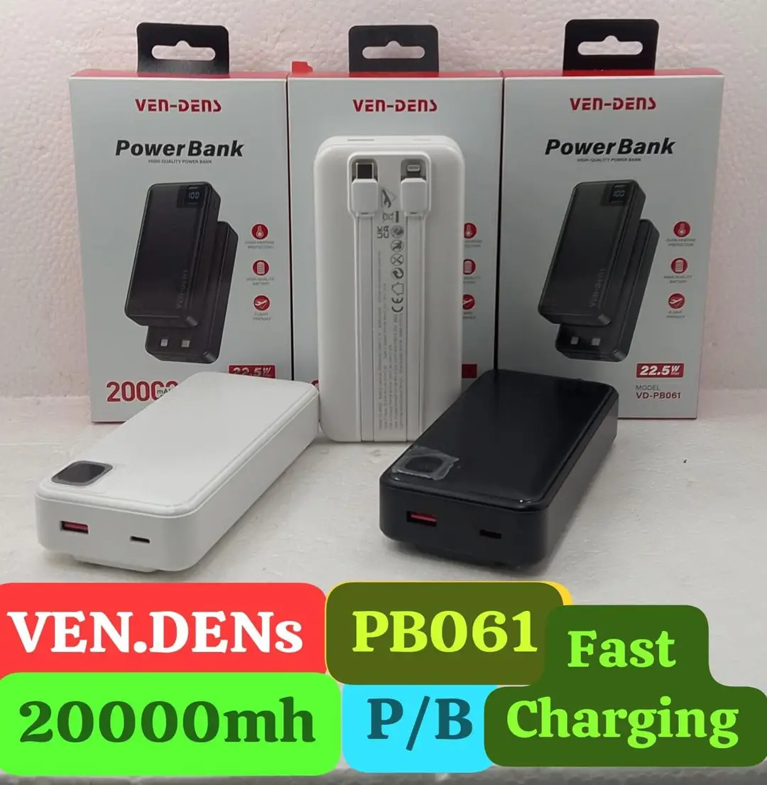 Power VEN-DENS VD-PB061 20000MAH POWER BANK