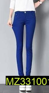 Royal Blue Slim Fit Denim Jeans for Women Pakistan