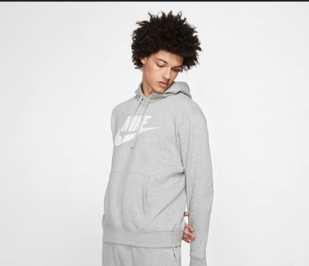 Men Cotton Hoodie Grey Winter Warm Pakistan