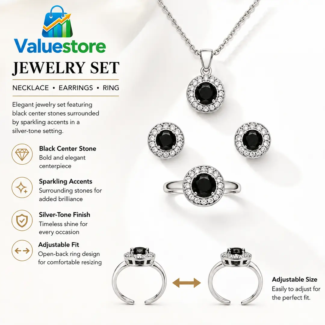 Artificial Jewellery Set with Teddy Bear 5 Inch Gift Box