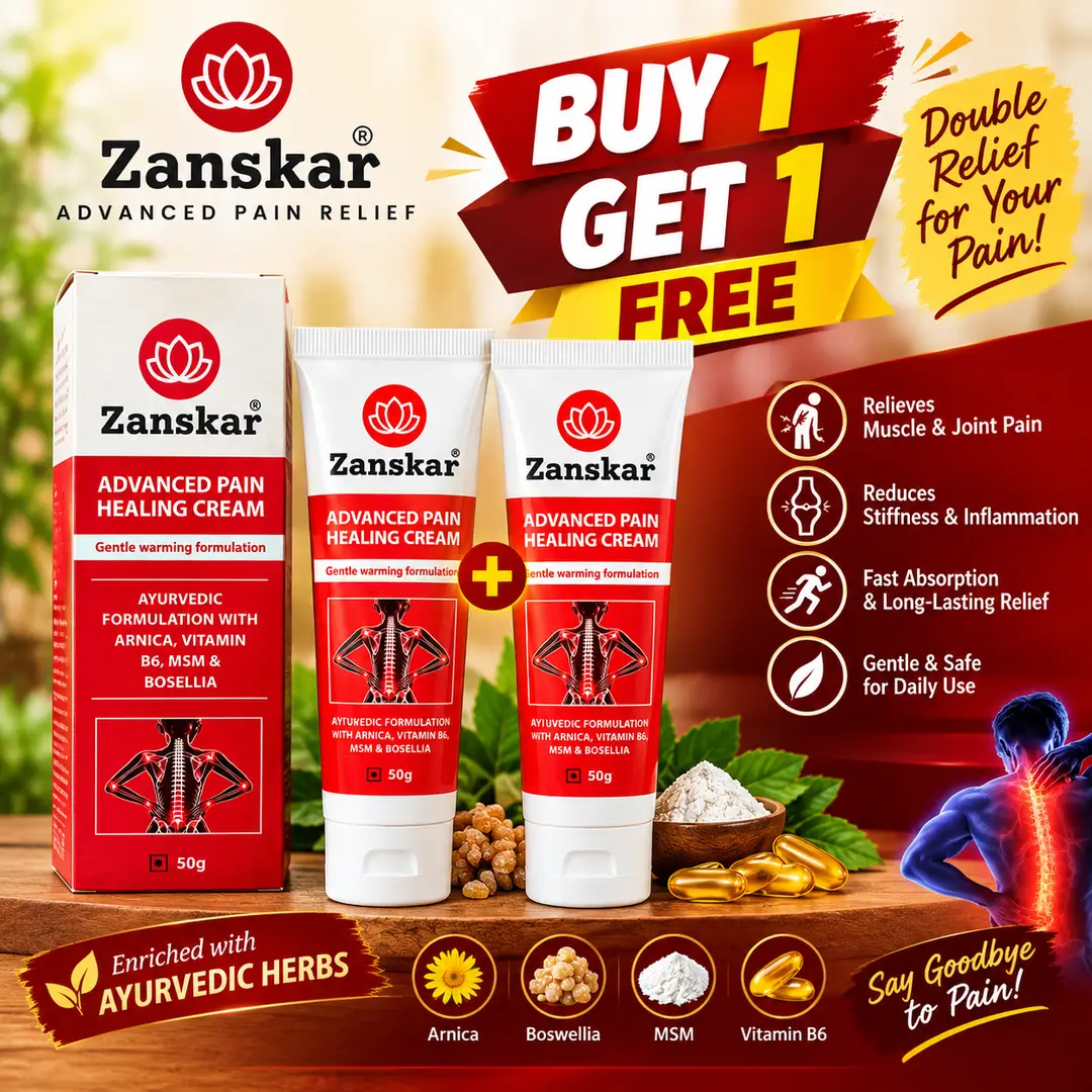 Zanskar Joints Pain Relief Cream - BUY 1 GET 1 FREE