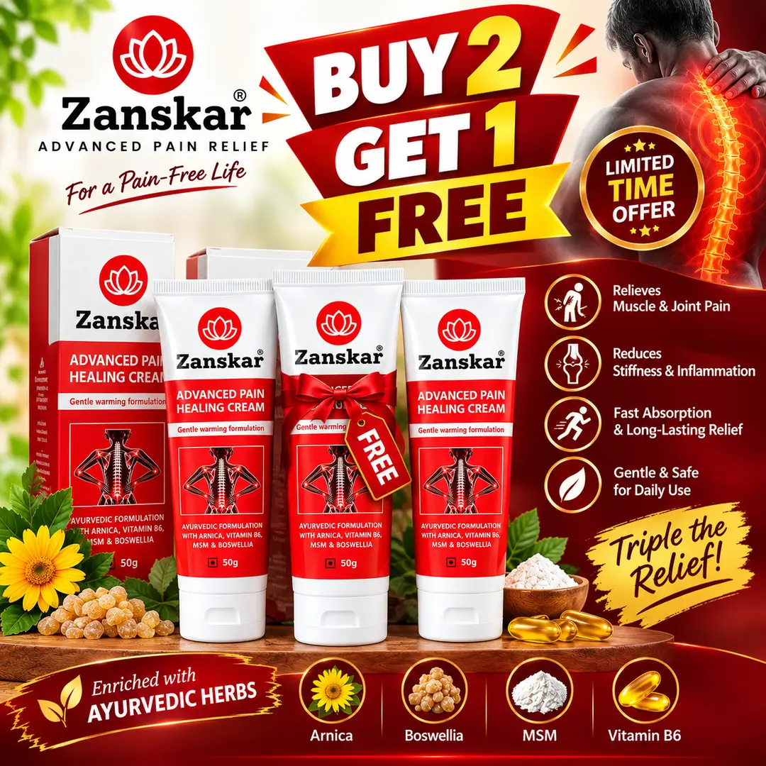Zanskar Joints Pain Relief Cream - BUY 2 GET 1 FREE
