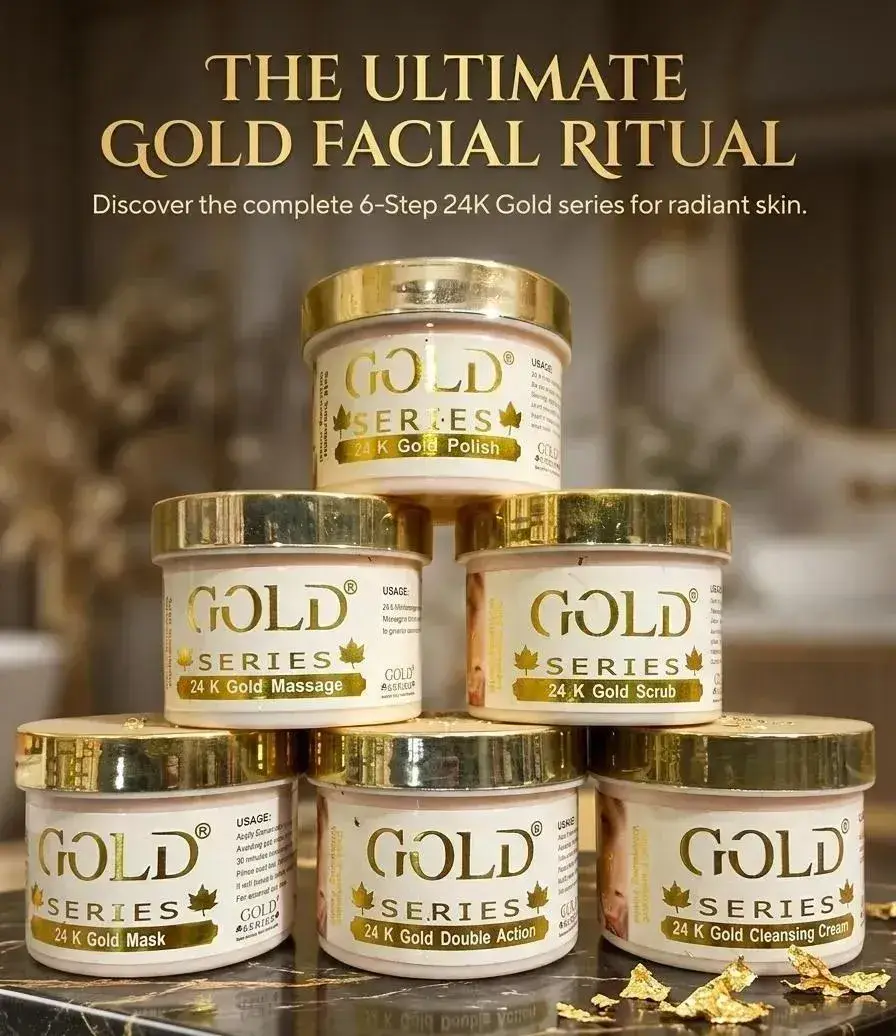 Gold Series 6 Steps Facial Kit