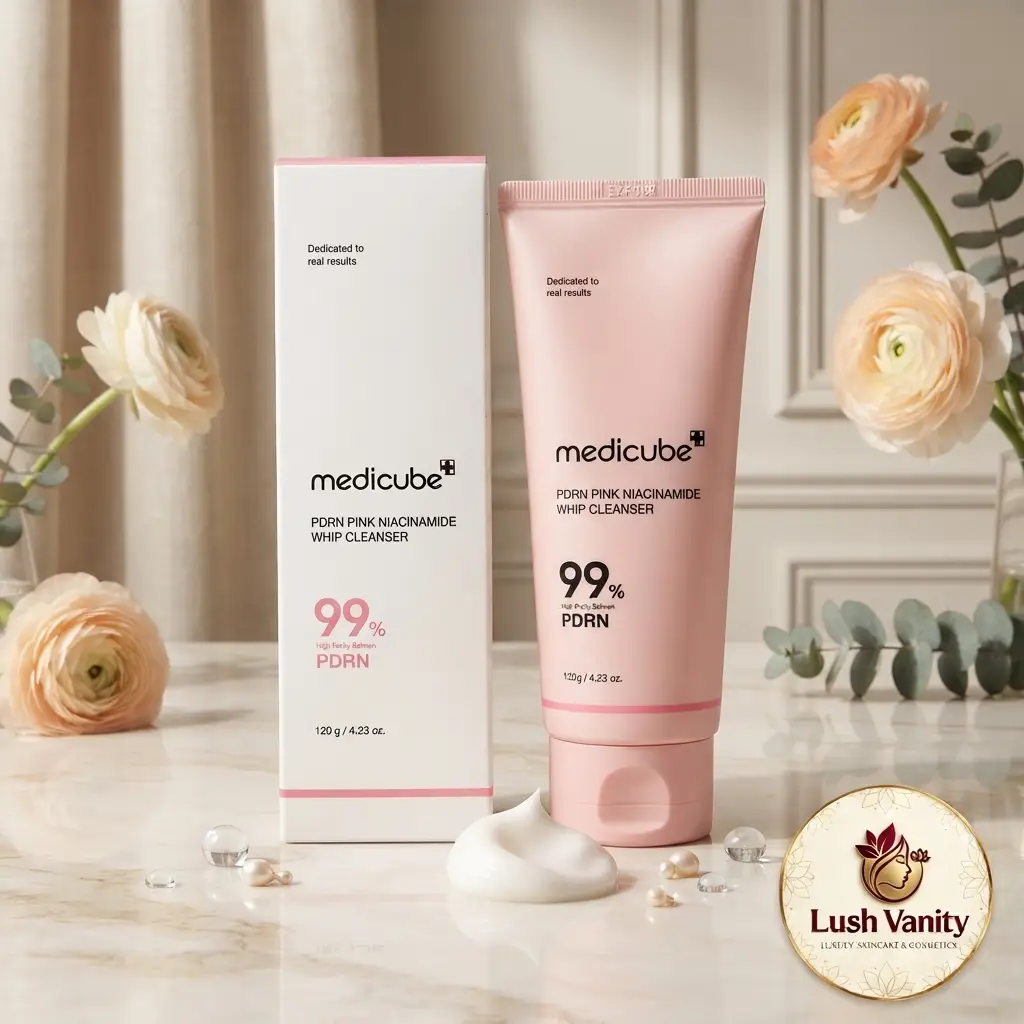Medicube PDRN Pink Niacinamide Whip Cleanser 120g
