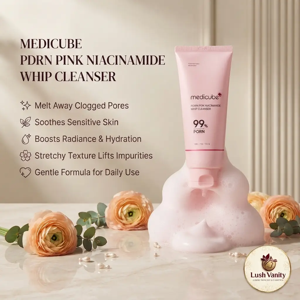 Medicube PDRN Pink Niacinamide Whip Cleanser 120g