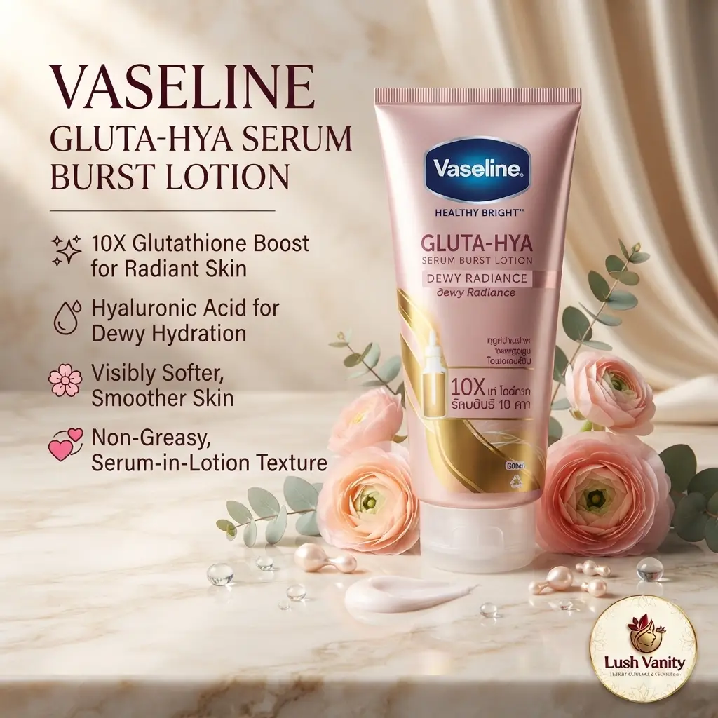 Vaseline Lotion - Gluta Hya Smooth Serum Burst 280ml