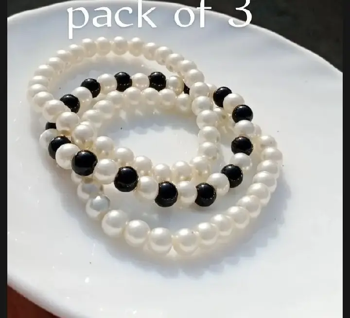 Pearl Bracelet Set for Women - 3 Pcs best Gift Pack