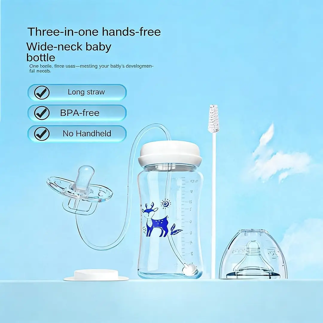 Hands Free Feeding bottle For Baby Standard PP Bottle 240 ml
