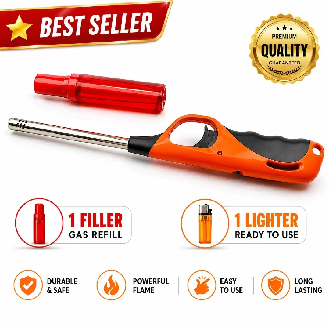 Adds Style And Functionality To The Kitchen Gas Lighter