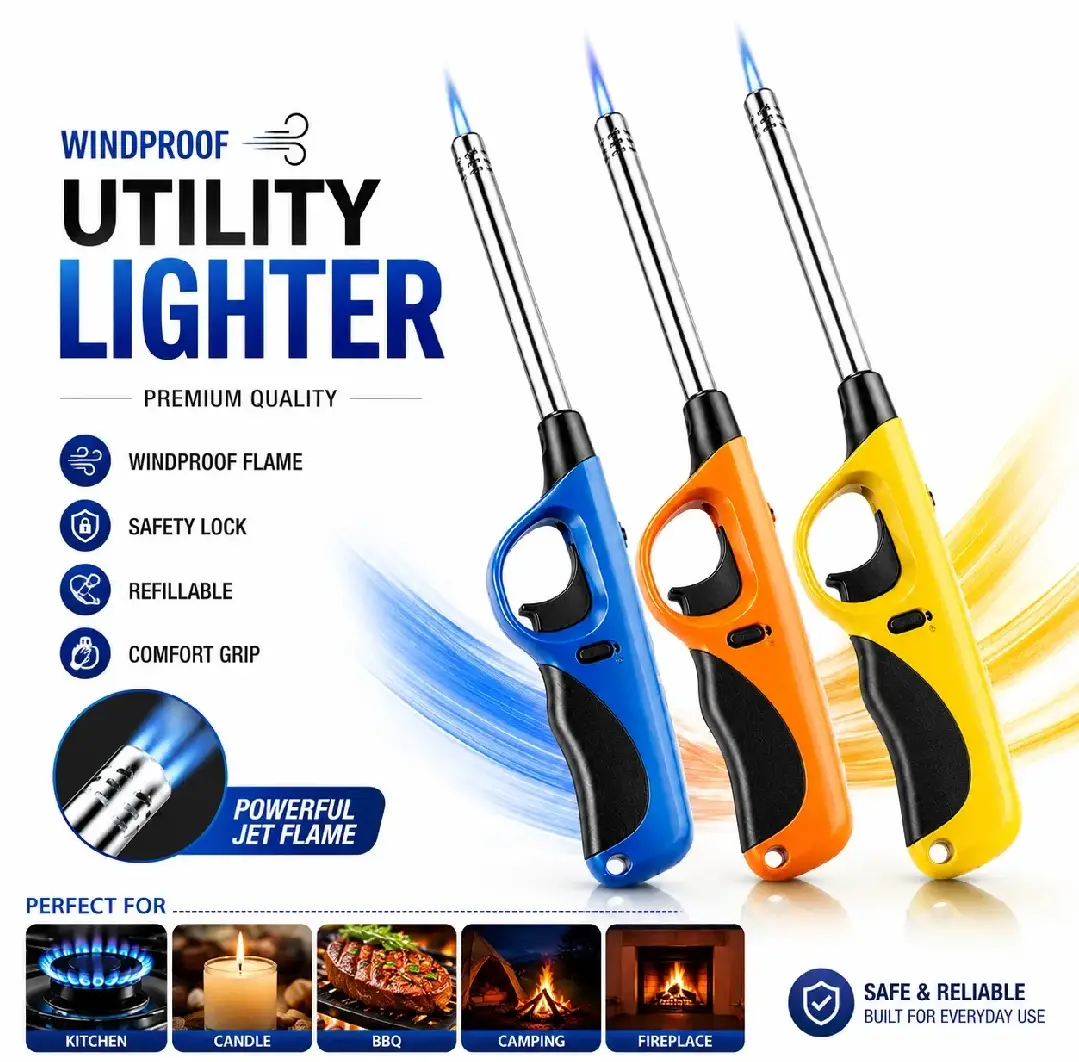 Adds Style And Functionality To The Kitchen Gas Lighter