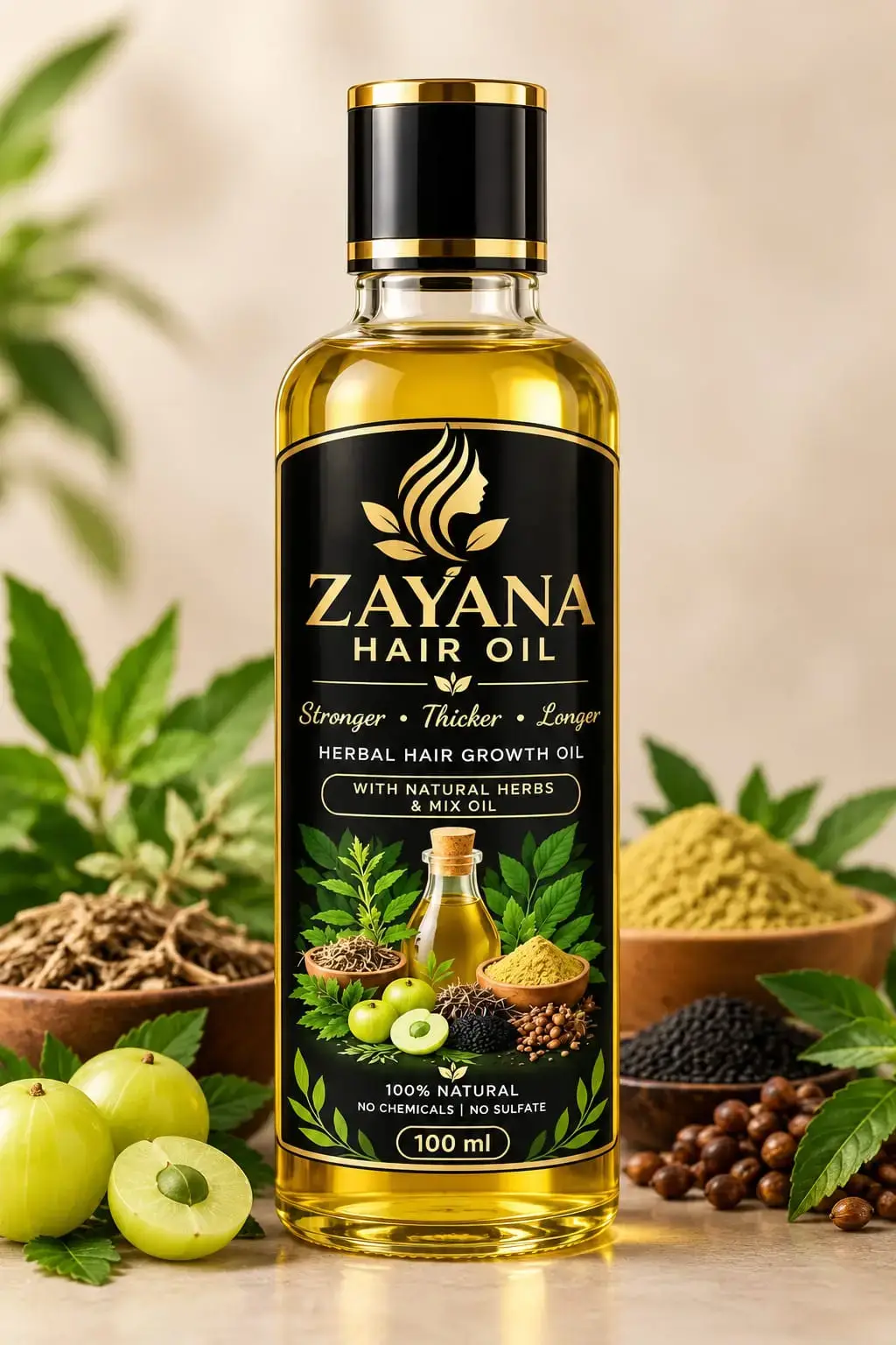 ZAYANA Herbal Hair Growth Oil 225ml 