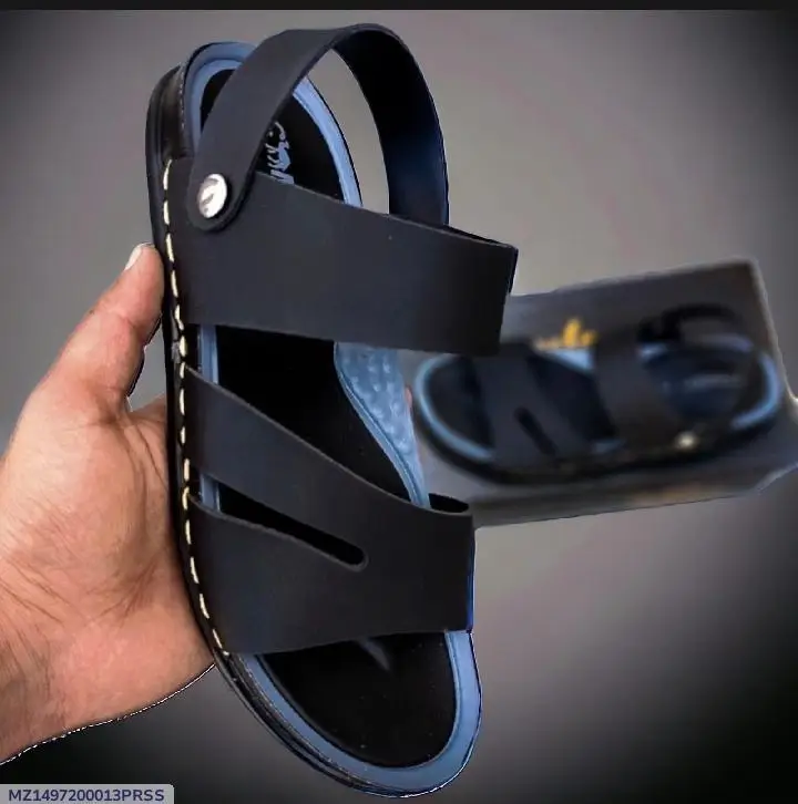 Men's Leather Casual Clogs Sandals